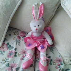 🩰- Ballerina ballet easter bunny nwt 2006 sugarloaf pink white rabbit girl 🐣